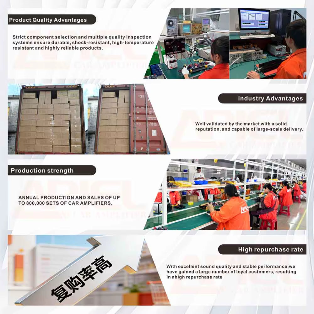 2 Channel Audio Headphone Amplifier for Car Ice Power Car Amplifier