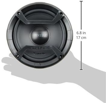 Cobalt Series CB65C 2-Way Car Audio Component System - 6.5” Speakers, Full Range, Enhanced Bass, 280W, 4 Ohms, Easy Installation, 1” Silk Dome Tweeter, External Passive Crossover (Pair)