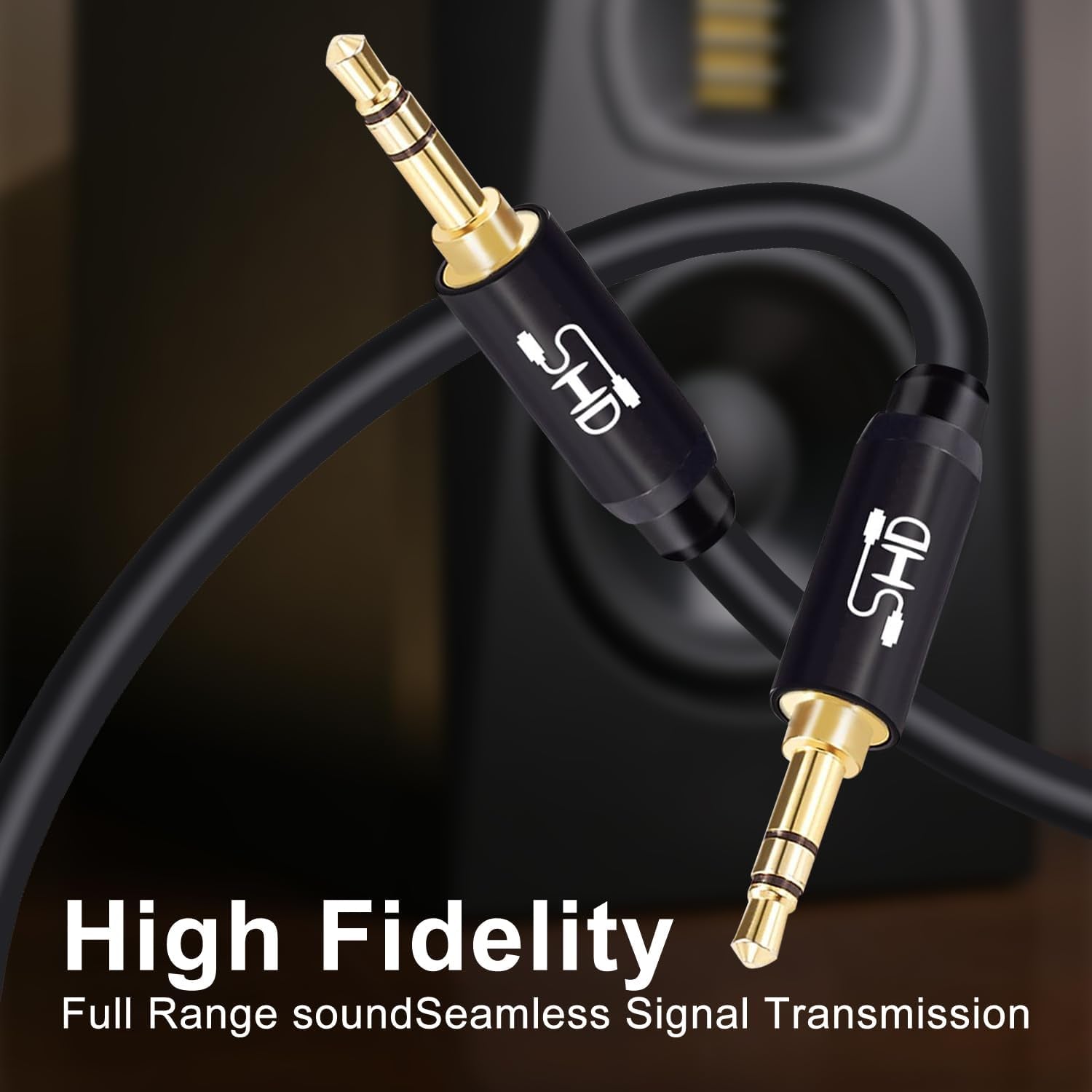 Aux Cable, 3.5Mm Audio Cable Aux for Car Auxiliary Audio Stereo Cable 3.5Mm Cord Premium Sound Dual Shielded with Gold Plated Connectors-3Feet