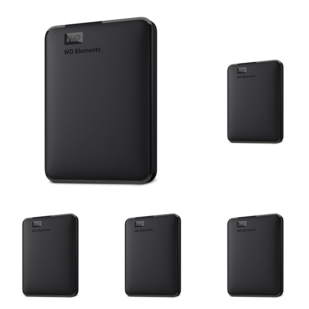 WD 4TB Elements Portable External Hard Drive | USB 3.0 | for PC & Mac | Plug & Play