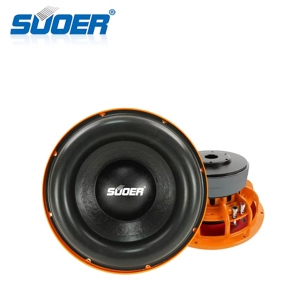 Suoer G-12 Dual Magnetic 12 Inch 380W Audio Wholesale Car Subwoofer Speakers Car Woofer