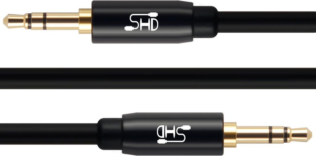 Aux Cable, 3.5Mm Audio Cable Aux for Car Auxiliary Audio Stereo Cable 3.5Mm Cord Premium Sound Dual Shielded with Gold Plated Connectors-3Feet