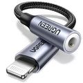 Headphone Adapter for Iphone Lightning to 3.5Mm Adapter Apple Mfi Certified Lightning Aux Audio Jack Dongle Compatible with Iphone 14 Pro Max/14 Plus/13 12 11 Pro Max/Se/Xs, Grey