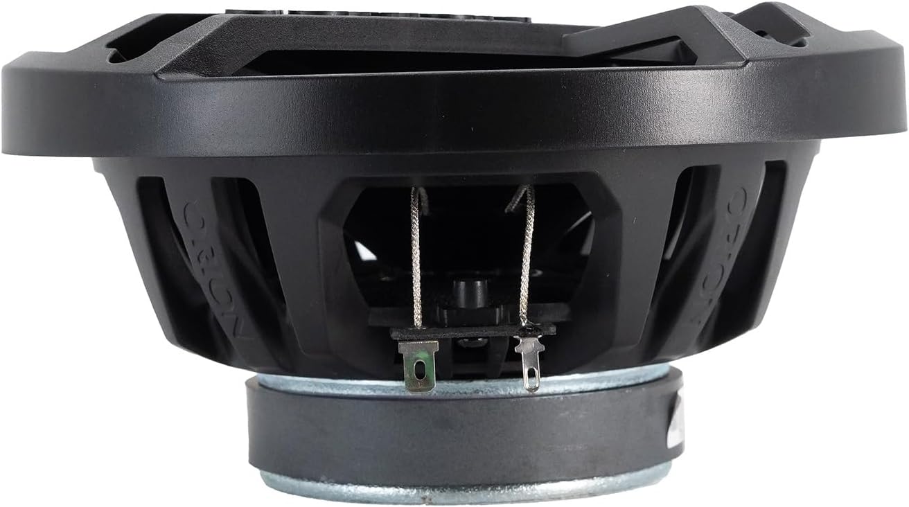 Cobalt Series CB65C 2-Way Car Audio Component System - 6.5” Speakers, Full Range, Enhanced Bass, 280W, 4 Ohms, Easy Installation, 1” Silk Dome Tweeter, External Passive Crossover (Pair)