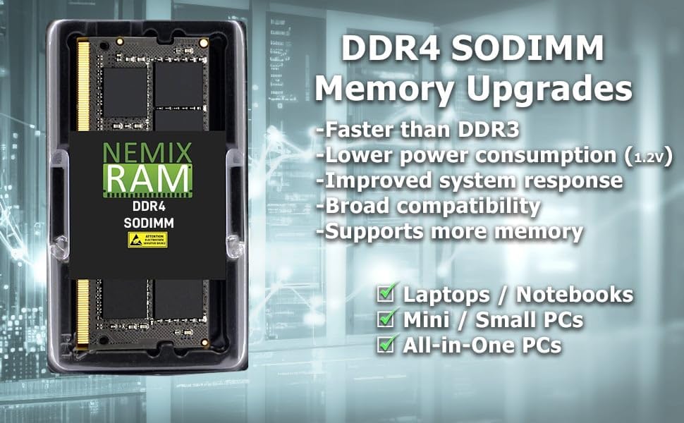 32GB (2X16GB) DDR4 3200MHZ PC4-25600 1Rx8 1.2V CL22 260-PIN Non-Ecc Unbuffered SODIMM Laptop PC Memory KIT Compatible with Dell Precision 3480 Mobile Workstation