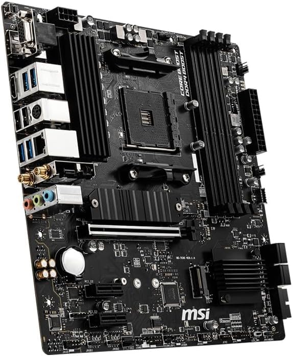 B550M PRO-VDH Wifi Proseries Motherboard (AMD Ryzen 5000, AM4, DDR4, Pcie 4.0, SATA 6Gb/S, M.2, USB 3.2 Gen 1, Wi-Fi, Bluetooth, D-SUB/HDMI/DP, Micro-Atx)