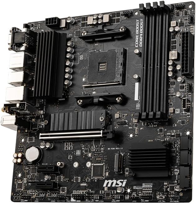 B550M PRO-VDH Wifi Proseries Motherboard (AMD Ryzen 5000, AM4, DDR4, Pcie 4.0, SATA 6Gb/S, M.2, USB 3.2 Gen 1, Wi-Fi, Bluetooth, D-SUB/HDMI/DP, Micro-Atx)