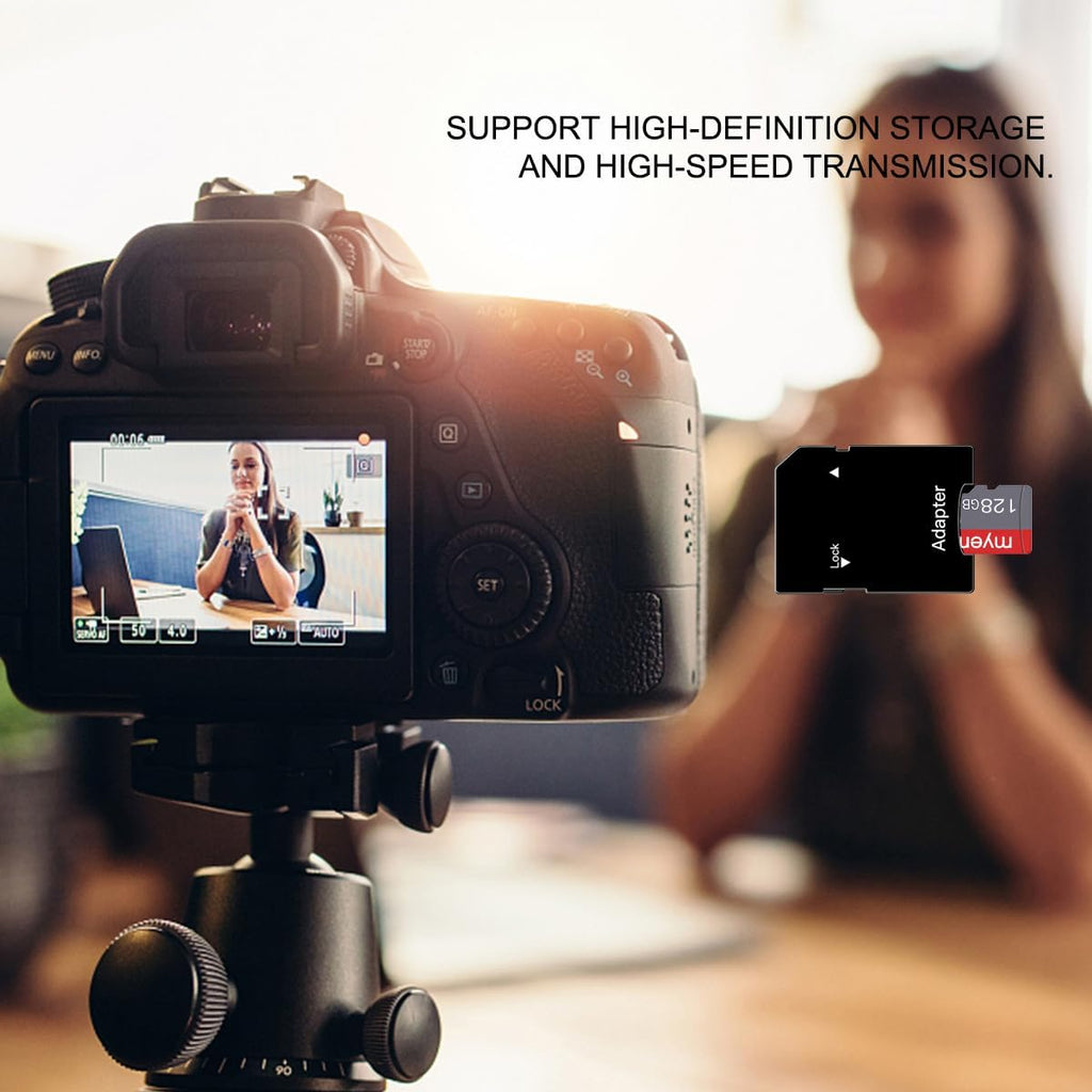 Two Pack Memory Card TF Card 128GB with Adapter, C10 UHS-1 A1, Micro Digital Card‌ for Smartphone/Printer/Personal Computer/Gaming Console/Tablet (2 X 128GB)