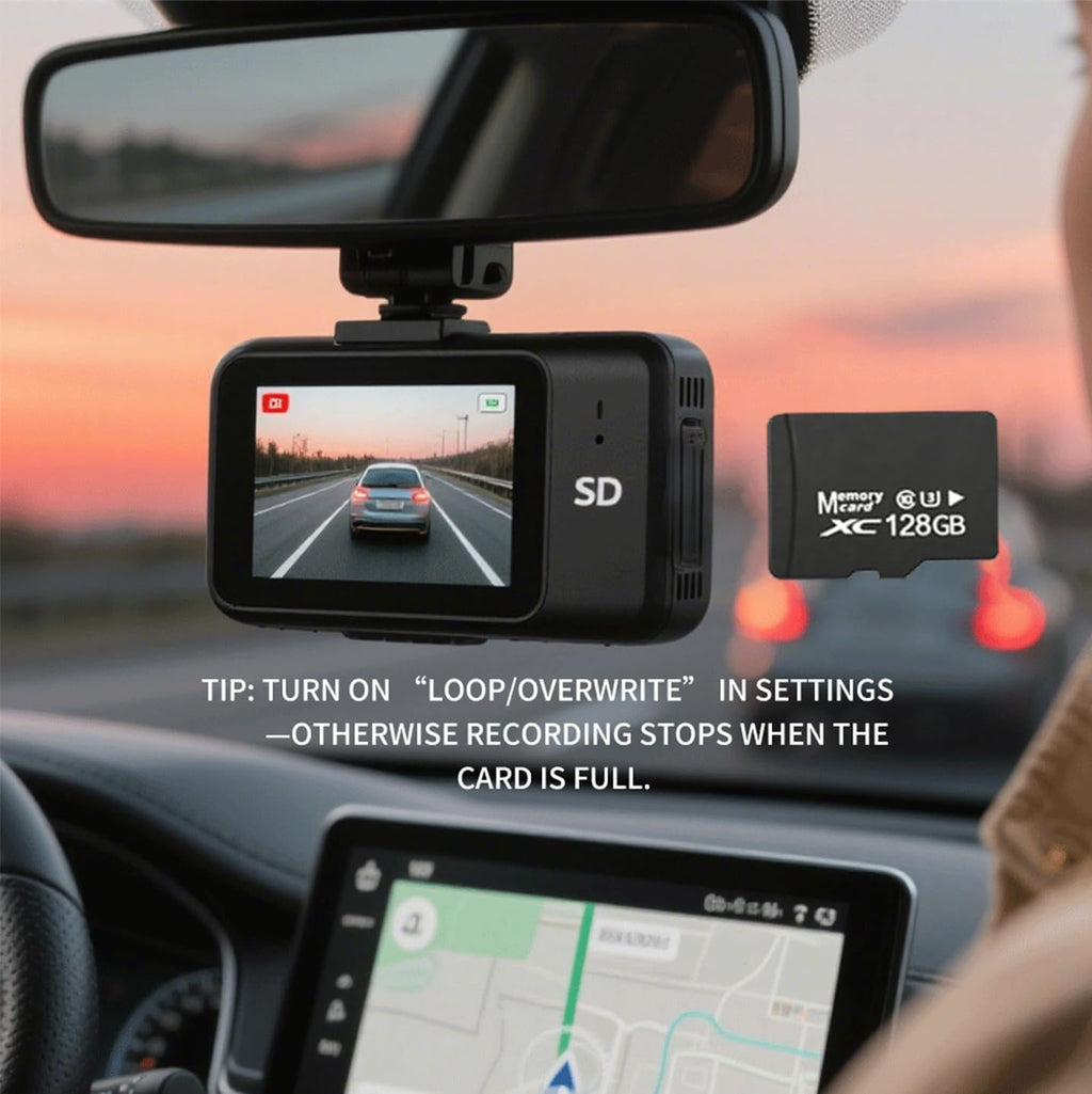 128GB 2-Pack Microsdxc Cards with SD Adapter & USB Reader, U3 V30 Standard Speed, High-Endurance TF Cards for Dash Cam & Security Camera, 4K Ready