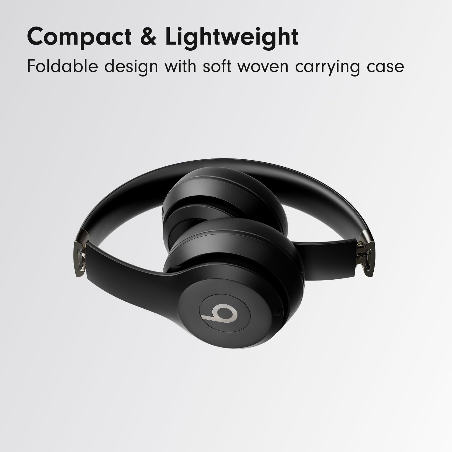 Solo 4 - Wireless On-Ear Bluetooth Headphones, up to 50-Hour Battery Life, Ultra-Lightweight Comfort, Powerful and Balanced Sound, Apple & Android Compatible - Matte Black