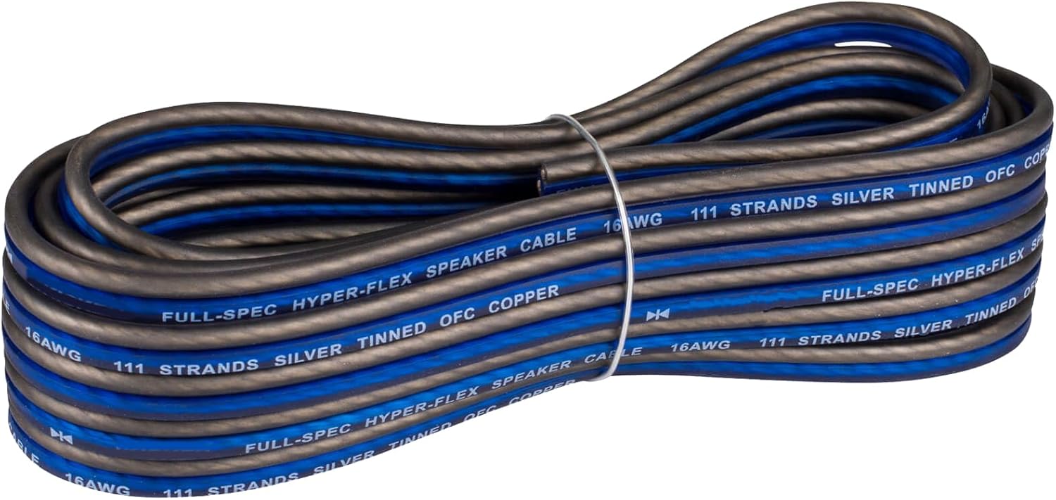 12" 1000 Watt Peak Power 4-Ohm Dual Voice Coil Car Audio Subwoofer with 16 Gauge 50 Feet Wire