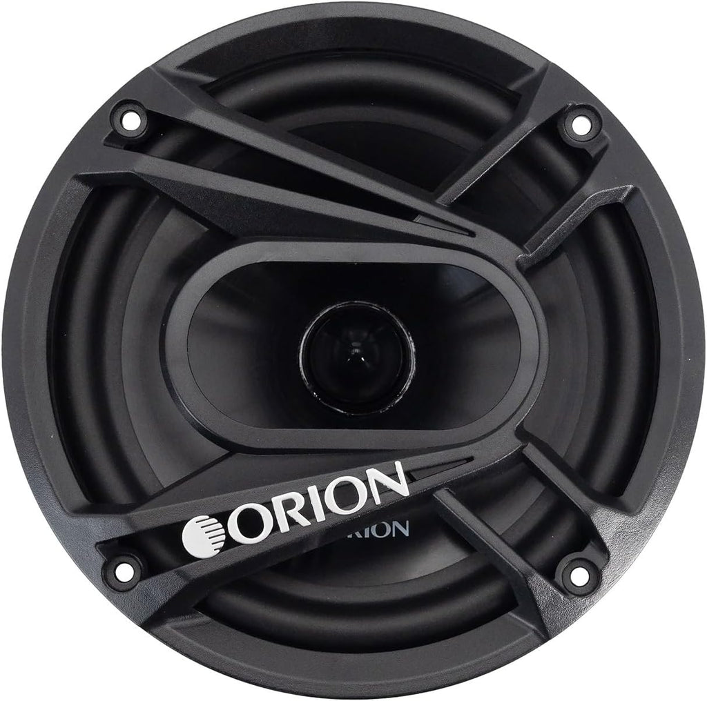 Cobalt Series CB65C 2-Way Car Audio Component System - 6.5” Speakers, Full Range, Enhanced Bass, 280W, 4 Ohms, Easy Installation, 1” Silk Dome Tweeter, External Passive Crossover (Pair)