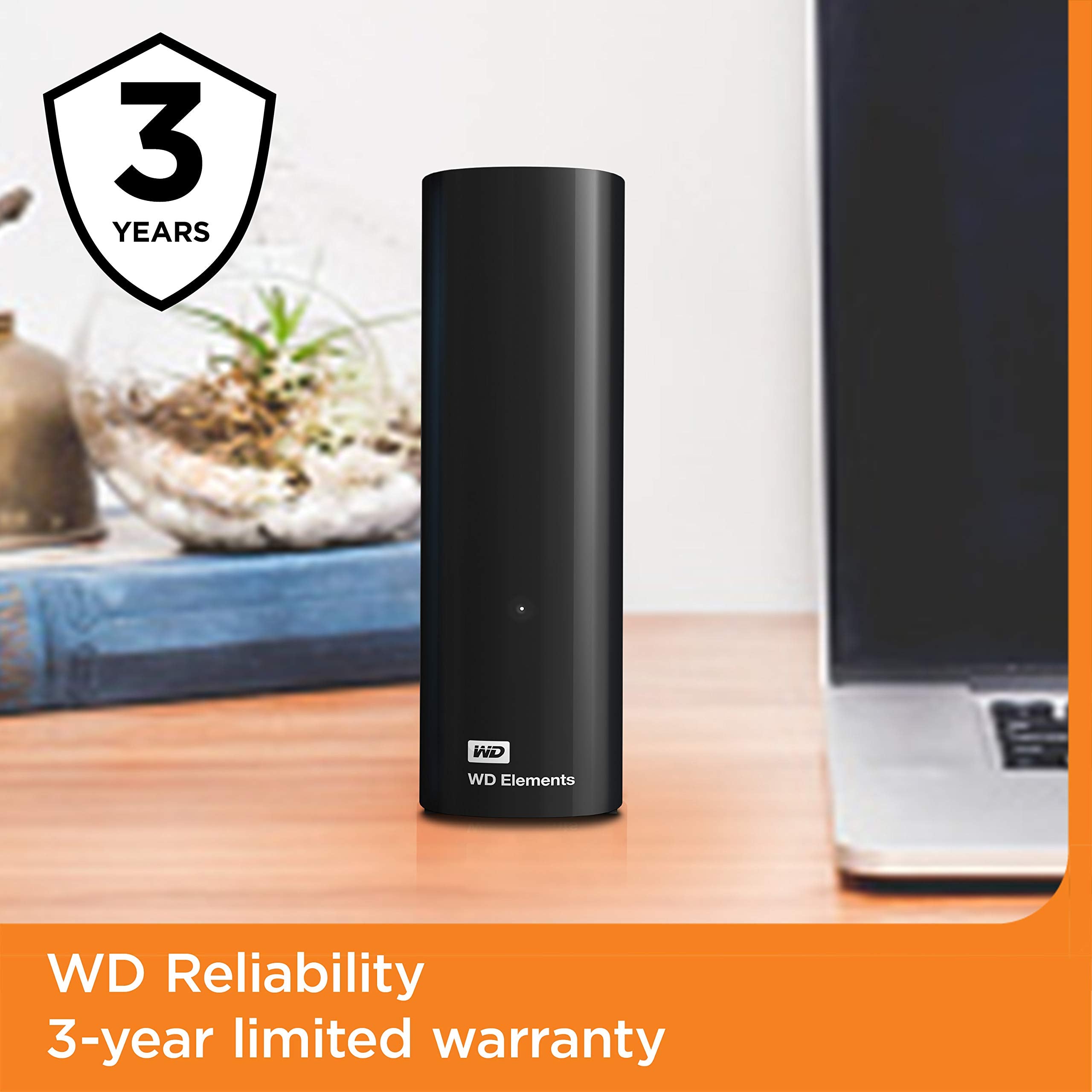 WD 4TB Elements Portable External Hard Drive | USB 3.0 | for PC & Mac | Plug & Play