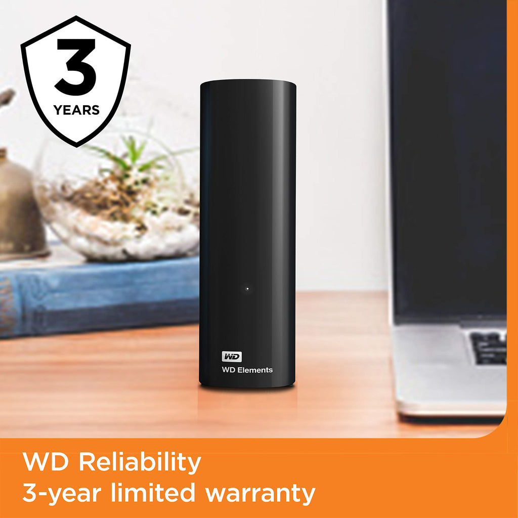 WD 4TB Elements Portable External Hard Drive | USB 3.0 | for PC & Mac | Plug & Play