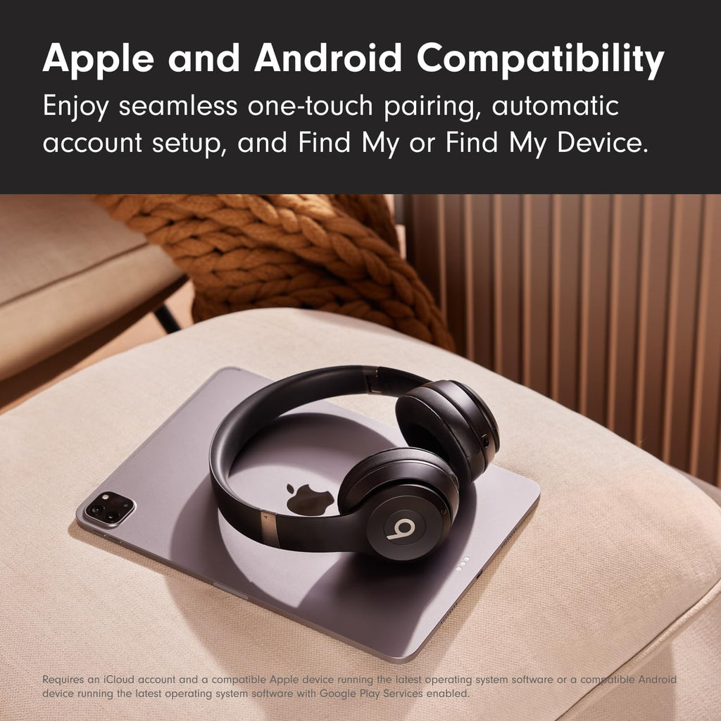 Solo 4 - Wireless On-Ear Bluetooth Headphones, up to 50-Hour Battery Life, Ultra-Lightweight Comfort, Powerful and Balanced Sound, Apple & Android Compatible - Matte Black