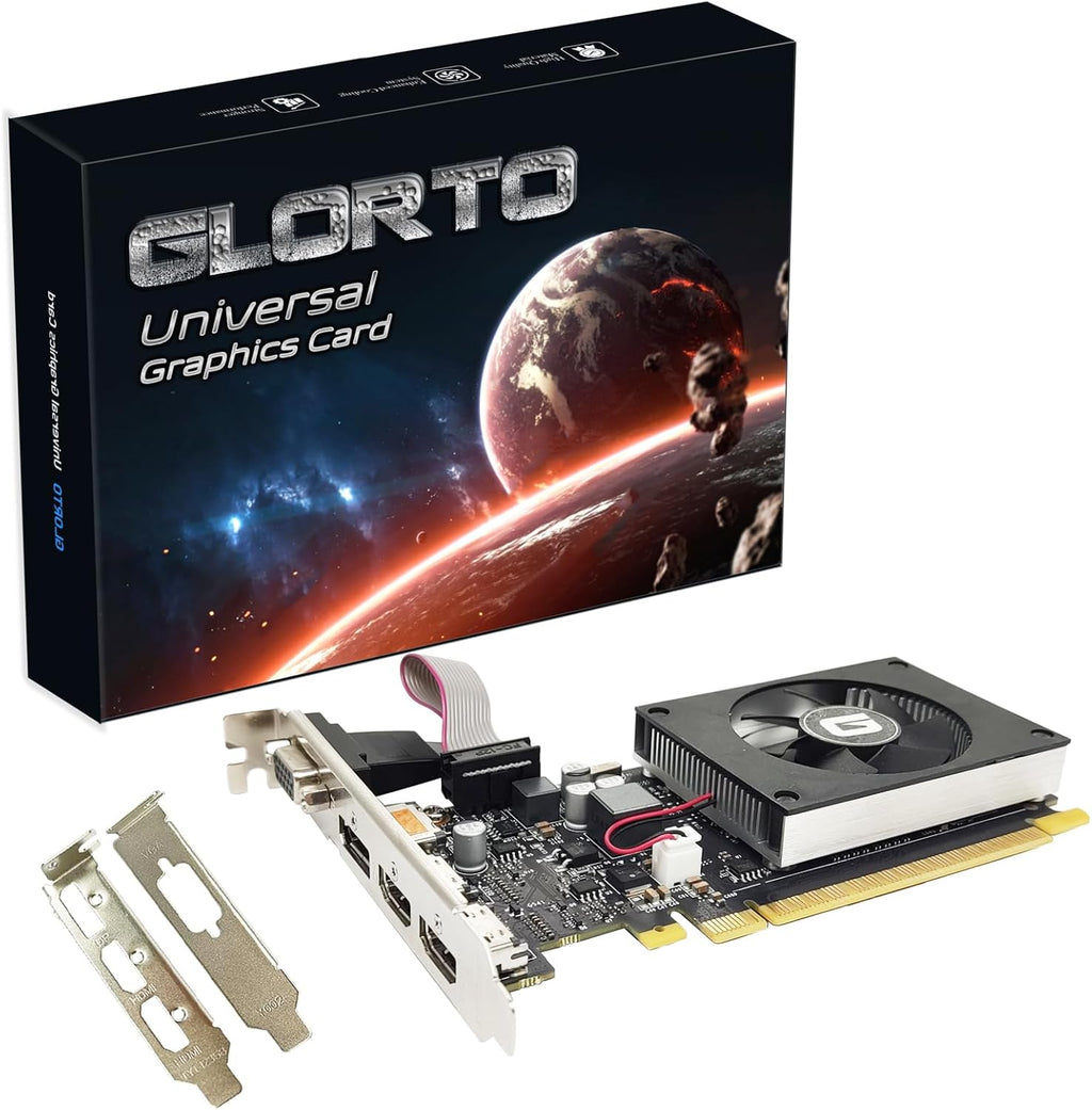 Geforce GT 730 4G Low Profile Graphics Card, 2X HDMI, DP, VGA, DDR3, PCI Express 2.0 X8, Entry Level GPU for PC, SFF and HTPC, Compatible with Windows 11