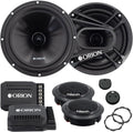 Cobalt Series CB65C 2-Way Car Audio Component System - 6.5” Speakers, Full Range, Enhanced Bass, 280W, 4 Ohms, Easy Installation, 1” Silk Dome Tweeter, External Passive Crossover (Pair)