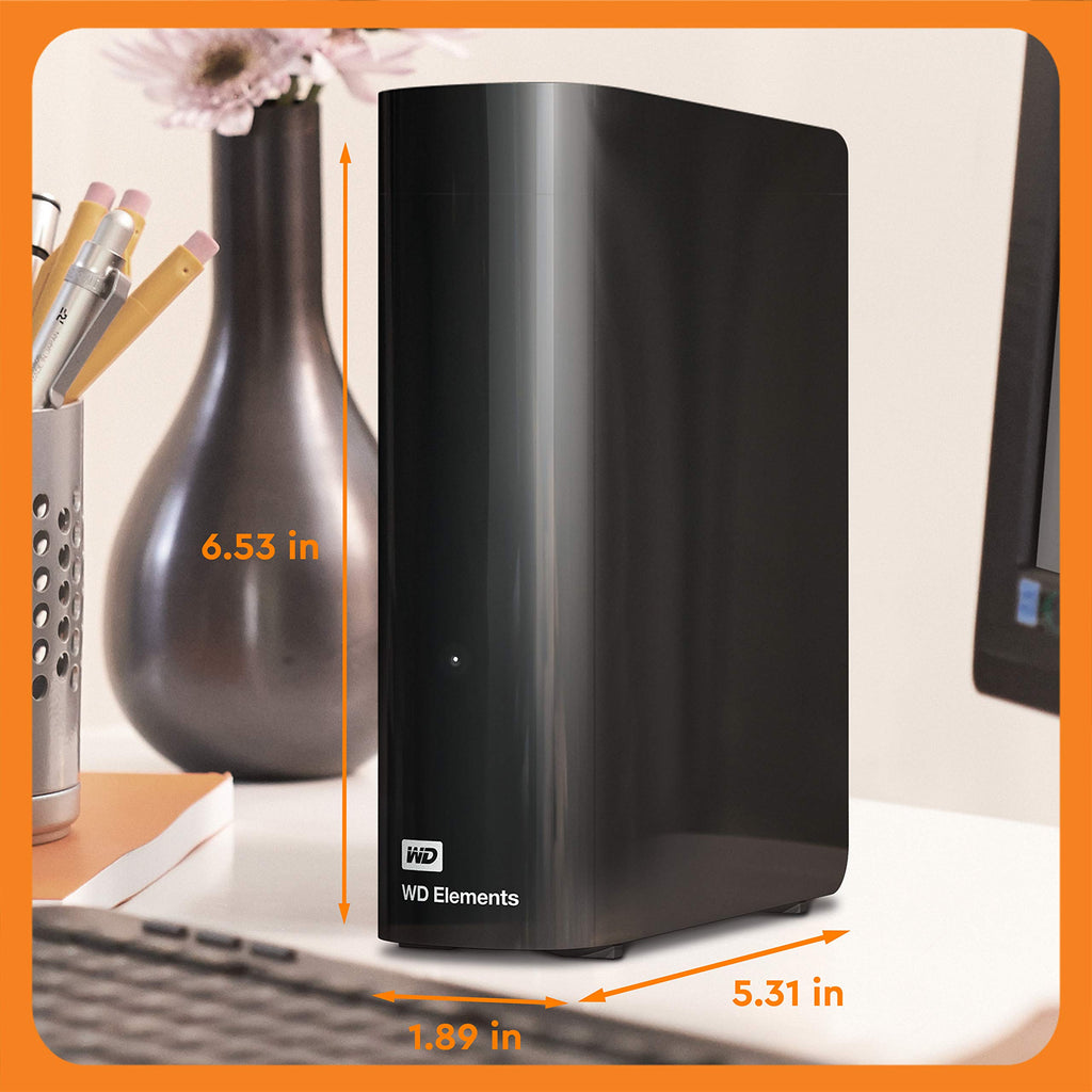 WD 4TB Elements Portable External Hard Drive | USB 3.0 | for PC & Mac | Plug & Play