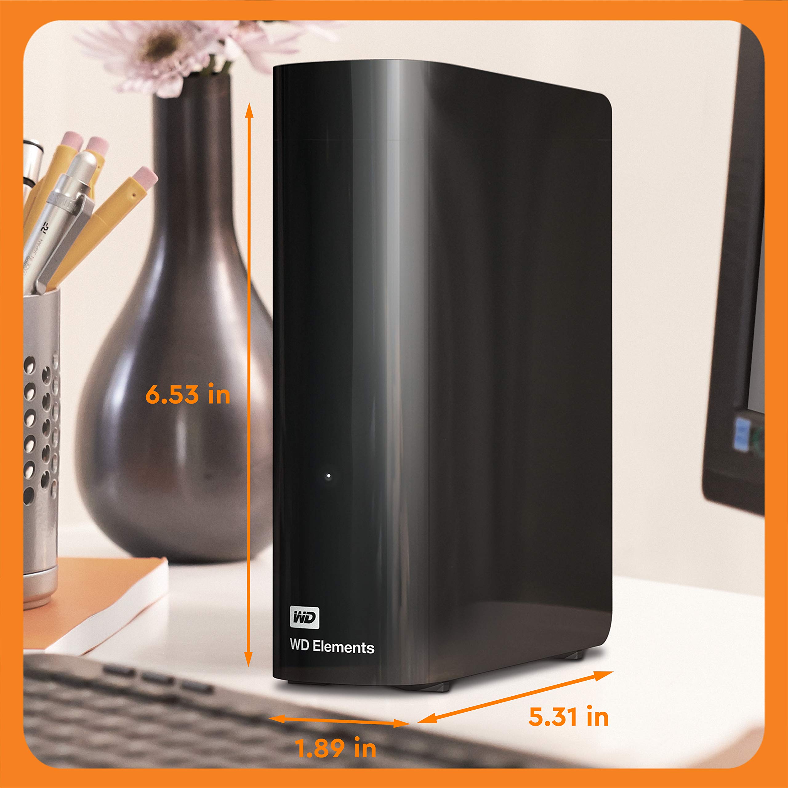 WD 4TB Elements Portable External Hard Drive | USB 3.0 | for PC & Mac | Plug & Play