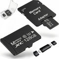 128GB 2-Pack Microsdxc Cards with SD Adapter & USB Reader, U3 V30 Standard Speed, High-Endurance TF Cards for Dash Cam & Security Camera, 4K Ready