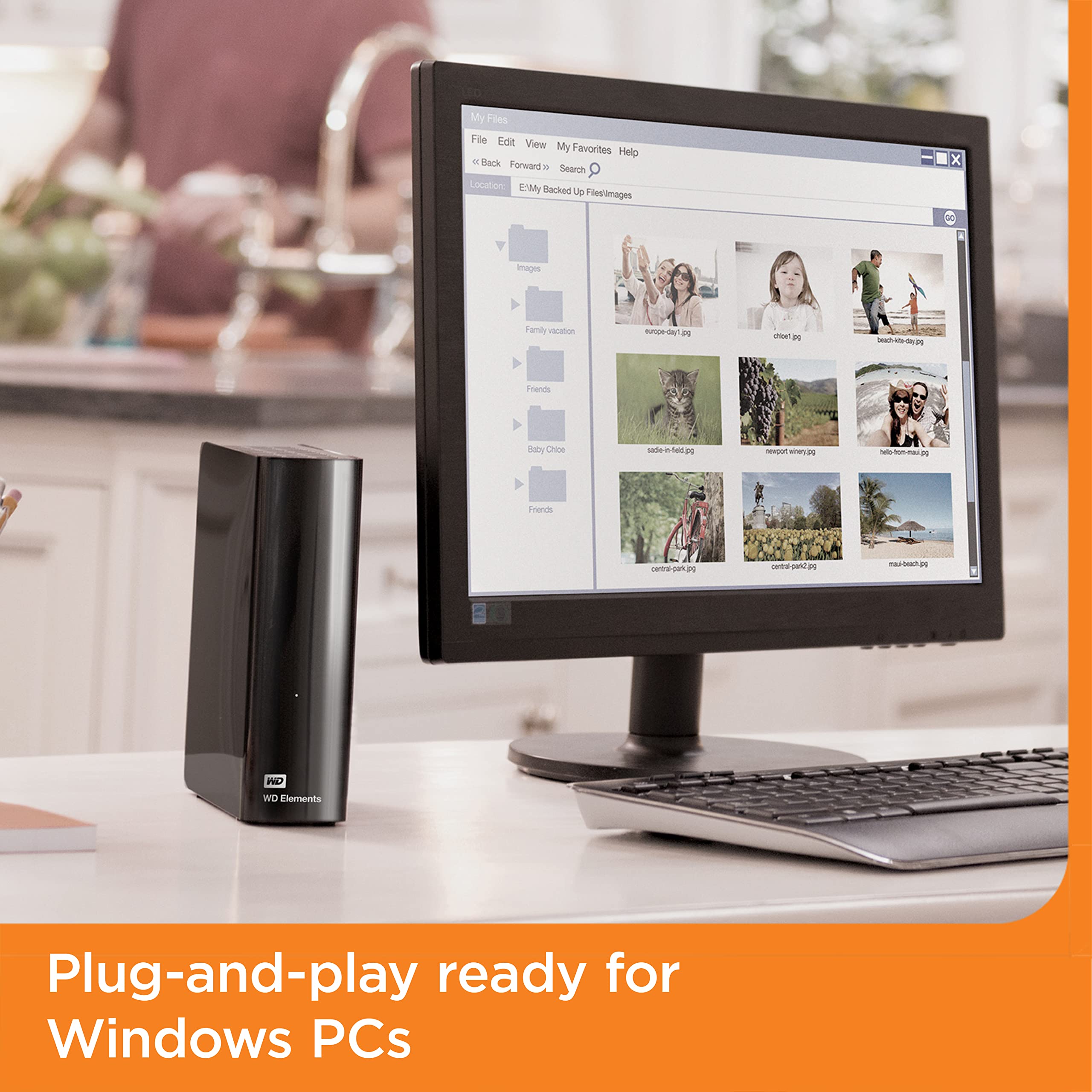 WD 4TB Elements Portable External Hard Drive | USB 3.0 | for PC & Mac | Plug & Play