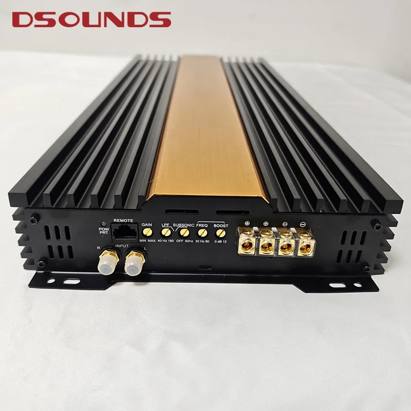 4000Wrms at 1Ω Bass Car Amplifier Korean Design Mono Block Car Audio Amplifier for Car Subwoofer Speaker