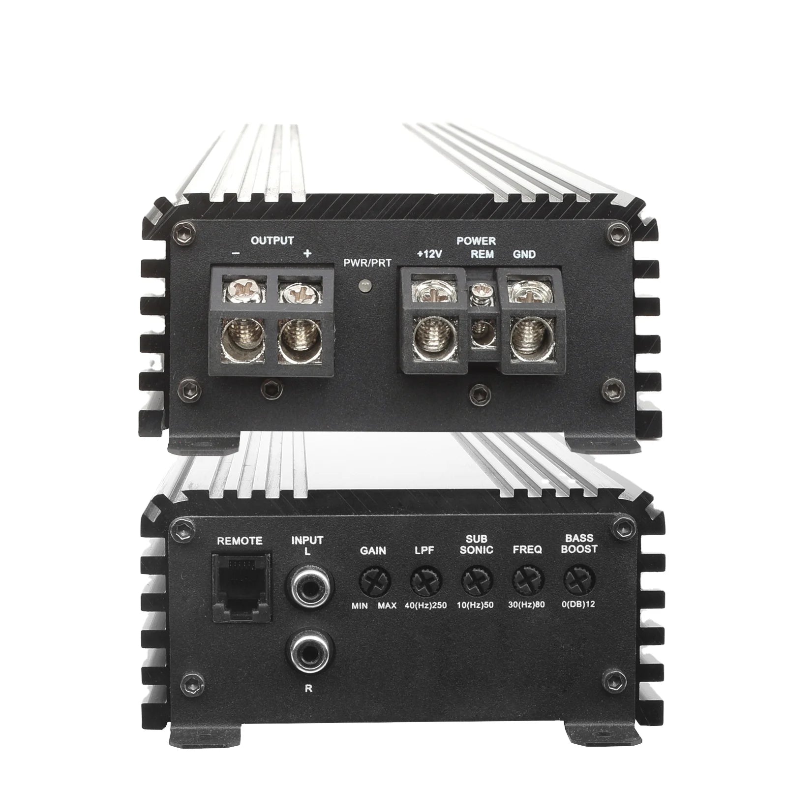 Class D Car Audio Power Amplifier RMS 2500Wrms 1 Ohm Impedance Spl Mono Power Amplifier with Crossovers