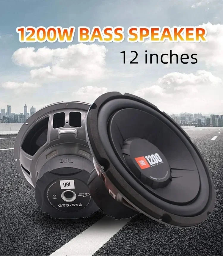 2025 Car Speaker Car Subwoofer Speaker 12 Inch 1 Big Power Car Bass Speaker GT5-S12