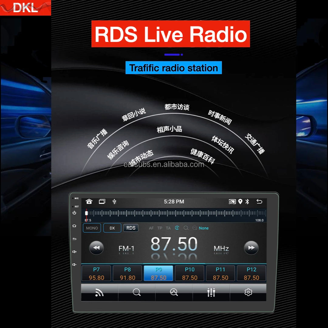 7 Inch IPS Car DVD Player Android Big Touch Screen Car Music Stereo Mp3 Mp5 Carplay GPS Car MP5 Player