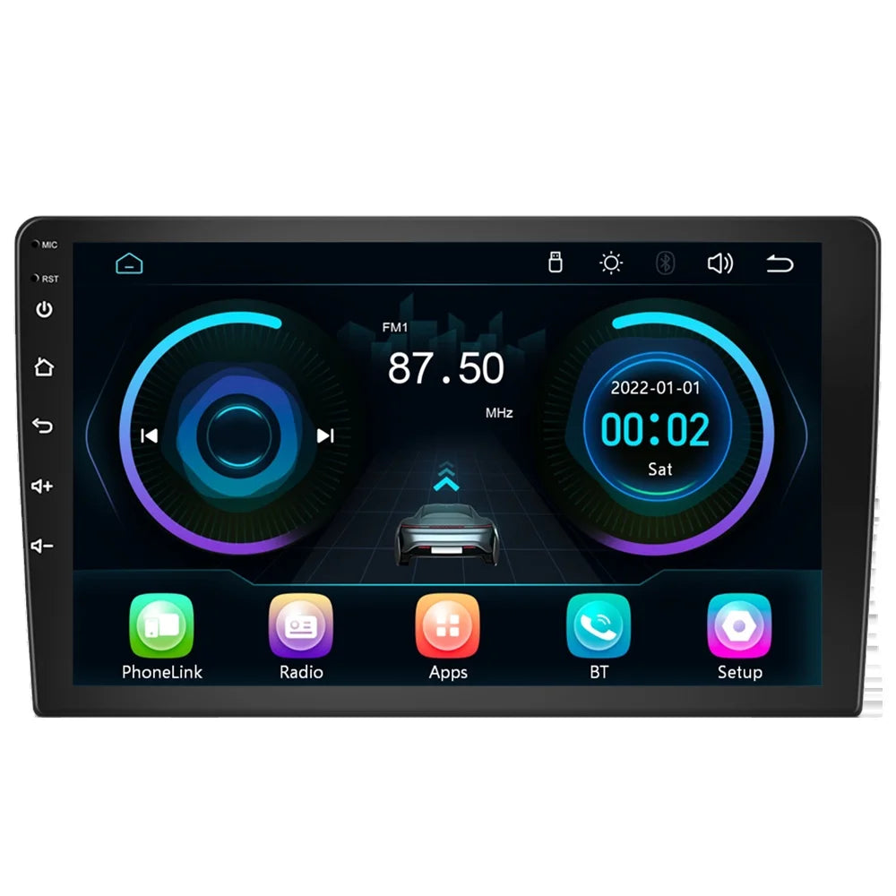 Hot Bundle 7 Inch Double Din Android Car Radio GPS Navigation Apple Carplay Bluetooth Wifi Mirror Link MP5 Player Touch Screen