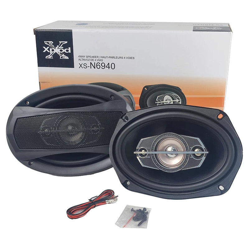 Uper High Power 6X9 Car Audio Subwoofer 4-Way Paper Coaxial with Single Coil Auto Sound