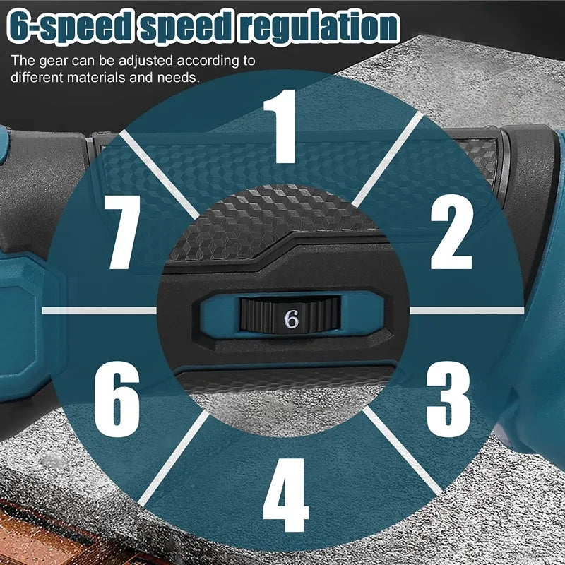 DTM51 Cordless Grinding Machine, Edge Trimming Machine, Brushless Grooving Machine, Electric Shovel,  18V Battery