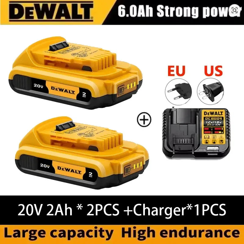 100% Original Battery 20V/60V 6Ah 9Ah MAX Flexvolt for DCB606 DCB205 DCB206 DCB209 DCB182 Power Tool with Charger