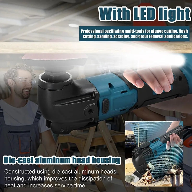 DTM51 Cordless Grinding Machine, Edge Trimming Machine, Brushless Grooving Machine, Electric Shovel,  18V Battery