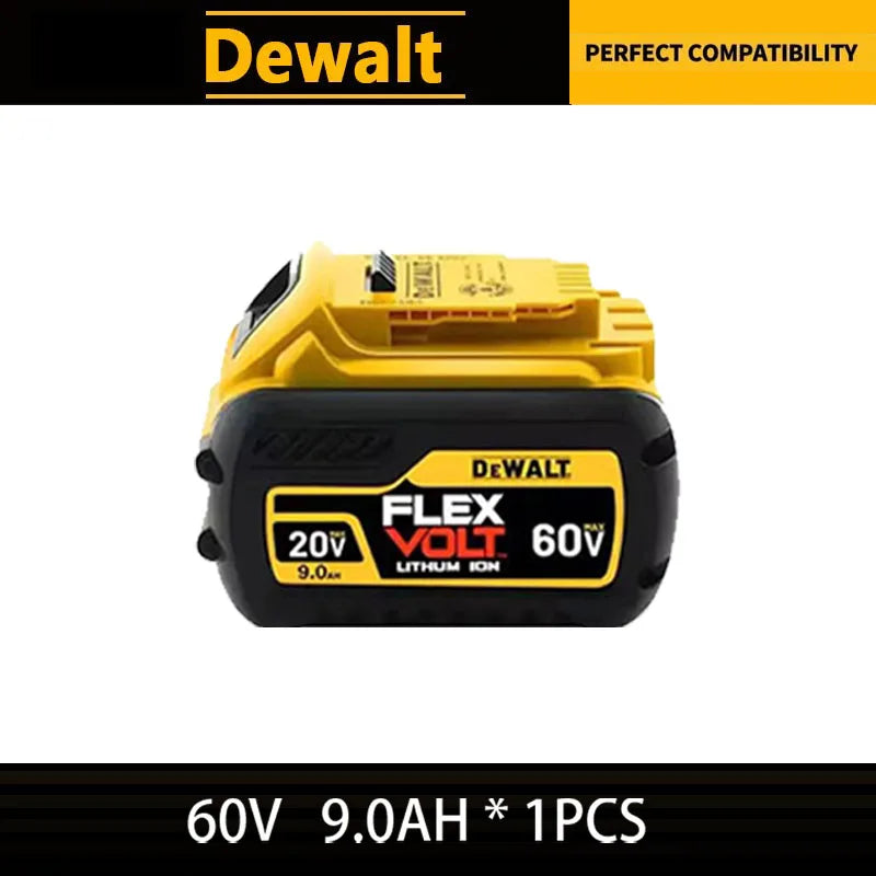 100% Original Battery 20V/60V 6Ah 9Ah MAX Flexvolt for DCB606 DCB205 DCB206 DCB209 DCB182 Power Tool with Charger