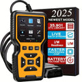Professional Obd2 Diagnostic Tool Heavy Duty Vehicle Repair Tool - Code Reader/Resetter, Supports Real-Time Data Stream, No Battery Required, Compatible with Vehicles 1996 and up (Obdii/Eobd, Mode 6/8), Suitable for Mechanics, DIY Car Repair, Trucks, Motorcycles, Suvs - Compact Design, User-Friendly Controls, Robust Equipment, Obd Ii Reader, Automotive