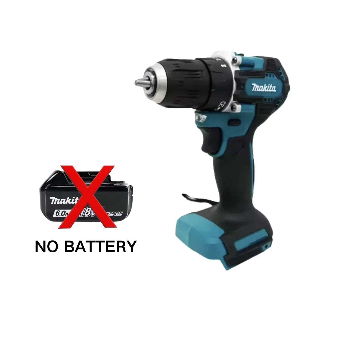 18V Battery DDF487 Brushless Electric Drill, Suitable for Five-Rope Impact Drill of Decoration Team Uses Suitable