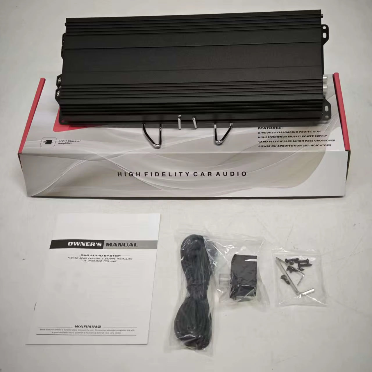 1800.1 Class D Monoblock Car Subwoofer Amplifier with Korean Strong Bass 1500W RMS OEM Sound System