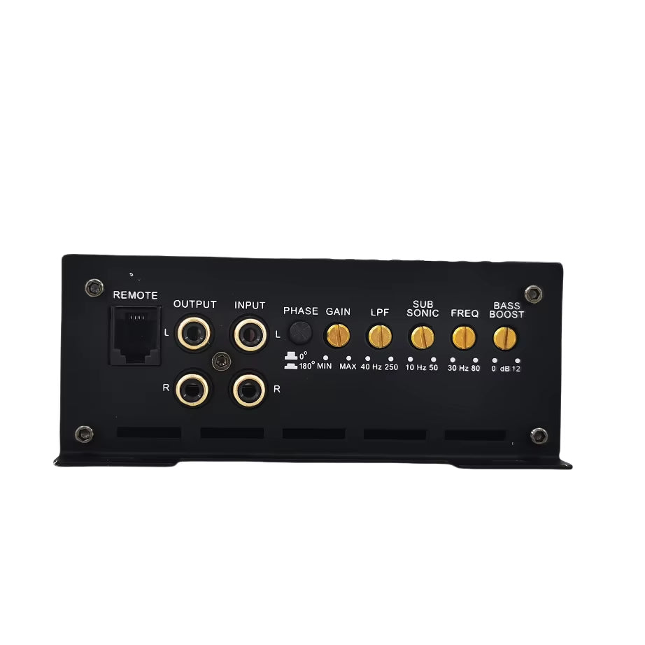 1800.1 Monoblock Car Subwoofer Amplifier with Strong Bass 1800W RMS Class D Korean Sound Mono Amplifier for Cars