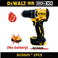 DCD805 Cordless Electric Drill Driver Kit Bare Tool 20V MAX 1/2 in Rechargeable Electric Tool Has a Long Service Life