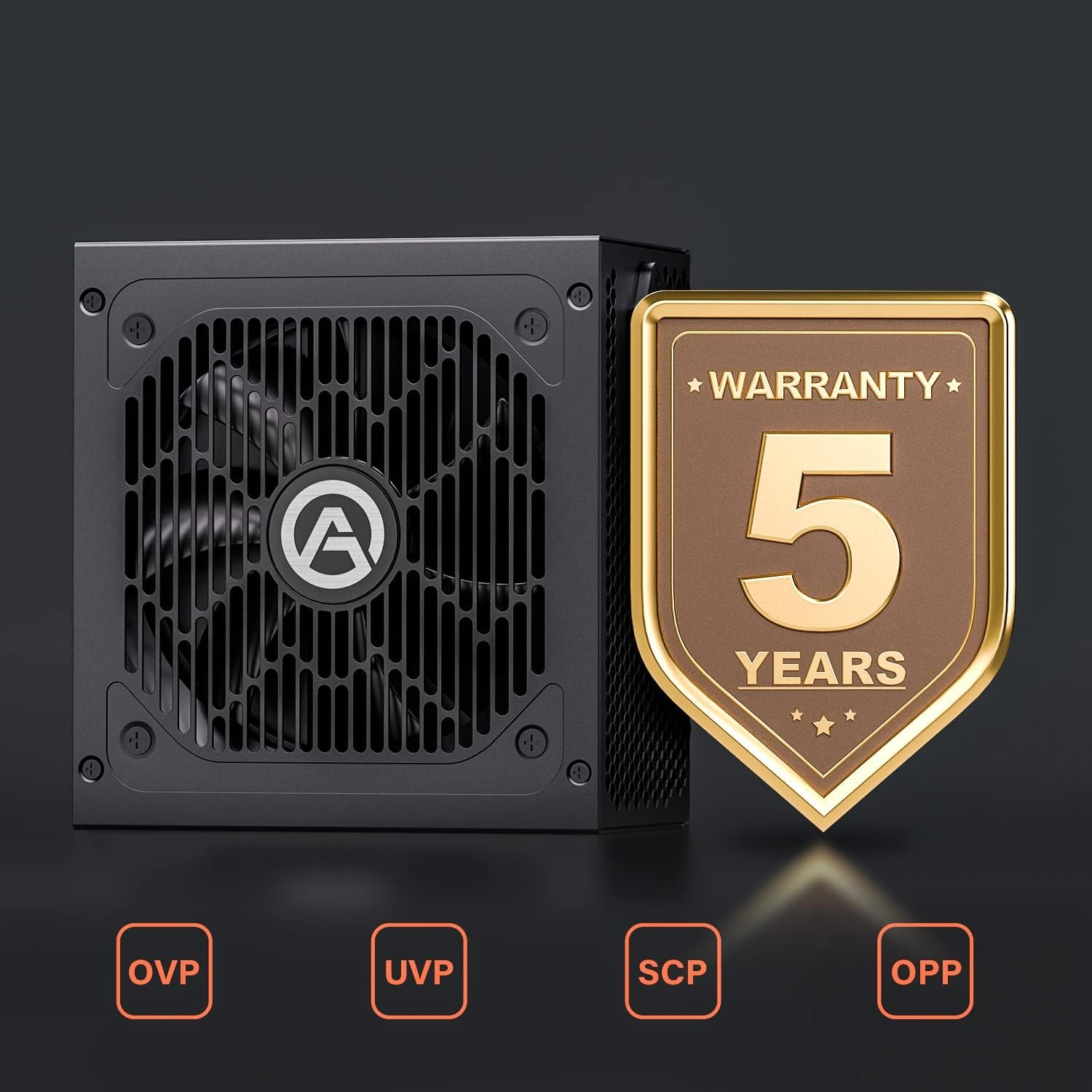 AGV Series 650W Power Supply, 80 plus Bronze Certified, Non Modular Power Supply, 5 Year Warranty