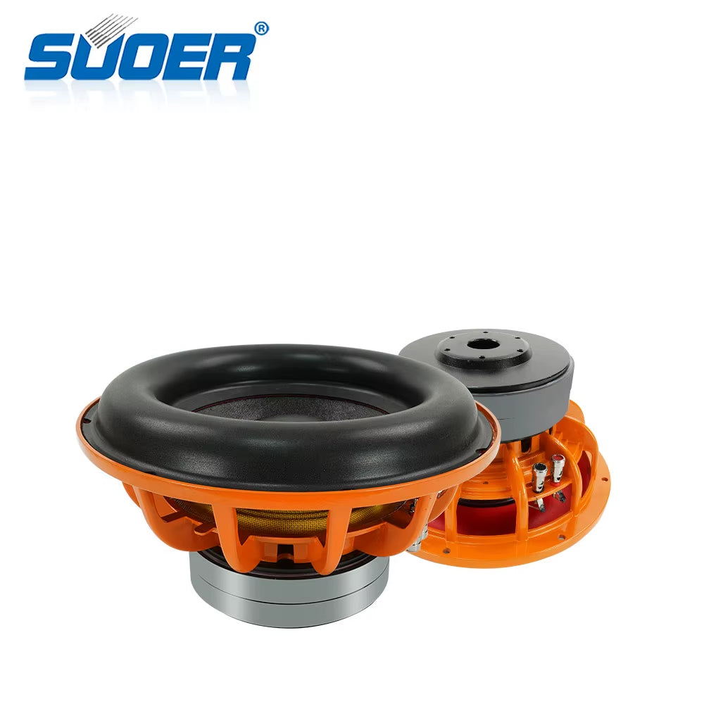Suoer G-12 Dual Magnetic 12 Inch 380W Audio Wholesale Car Subwoofer Speakers Car Woofer